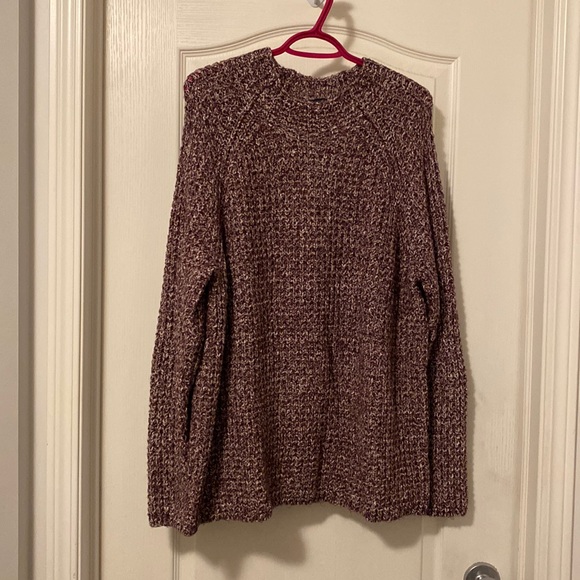 Maroon marbled sweater - Picture 1 of 4